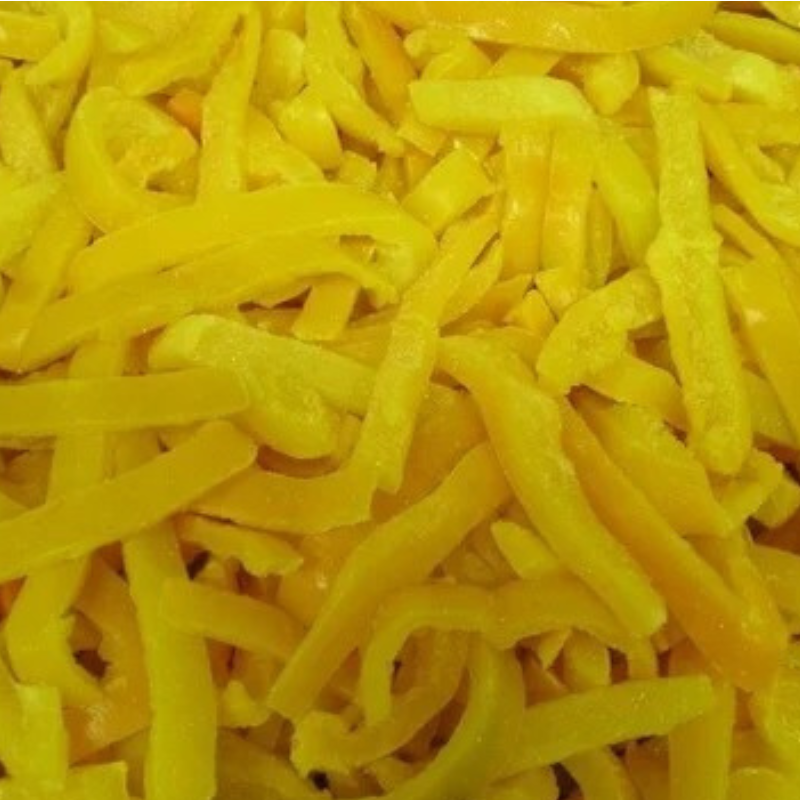 Scubefarms Yellow Capsicum - Sliced Price per 100 Grams