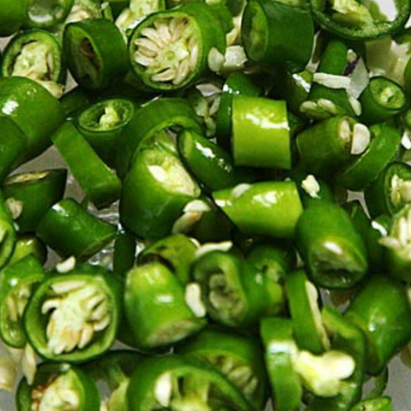 ScubeFarms  Green chilly -  Chopped  Price per 250 Grams